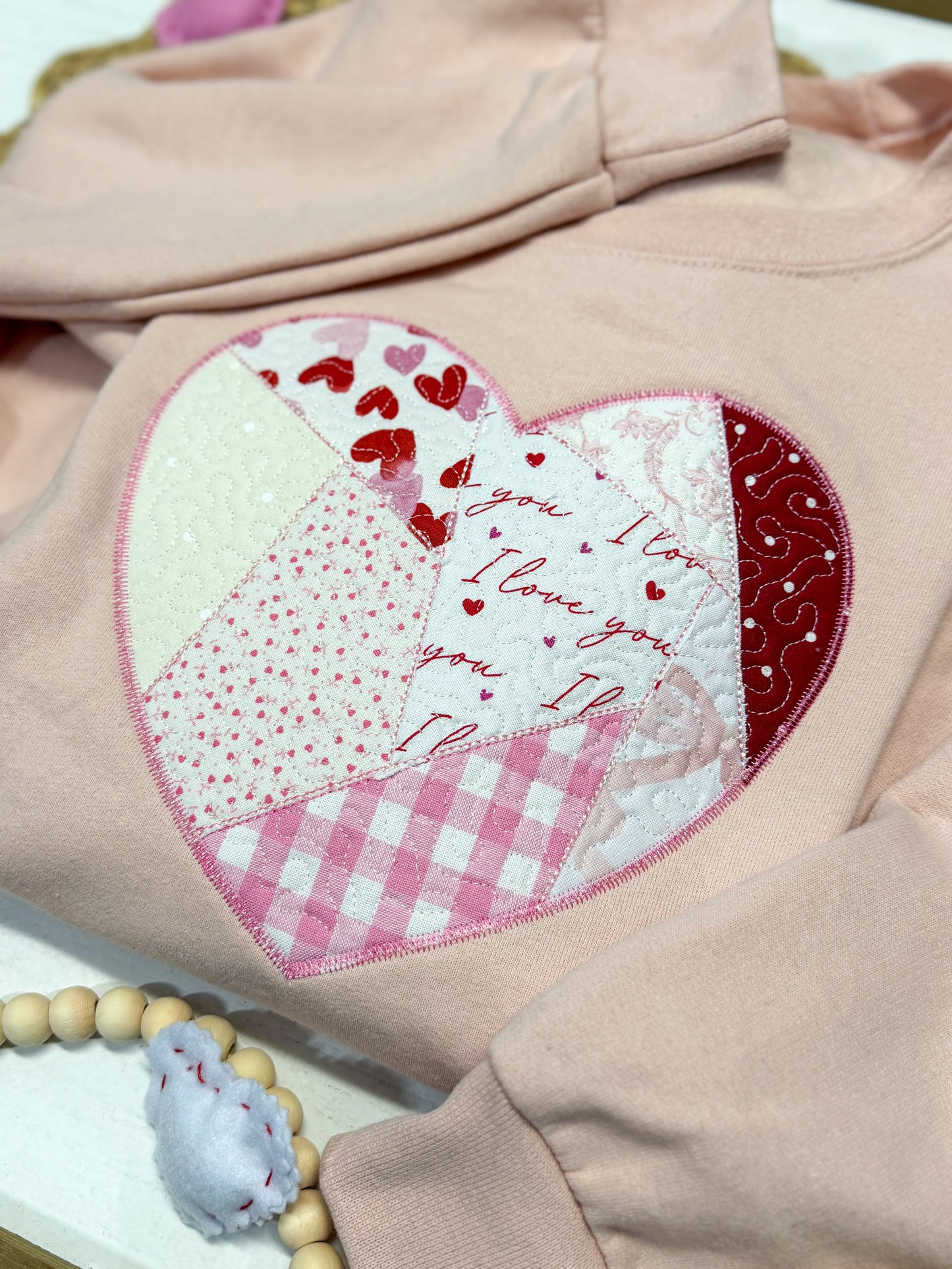 Valentine's Day Quilted Heart 🩷
