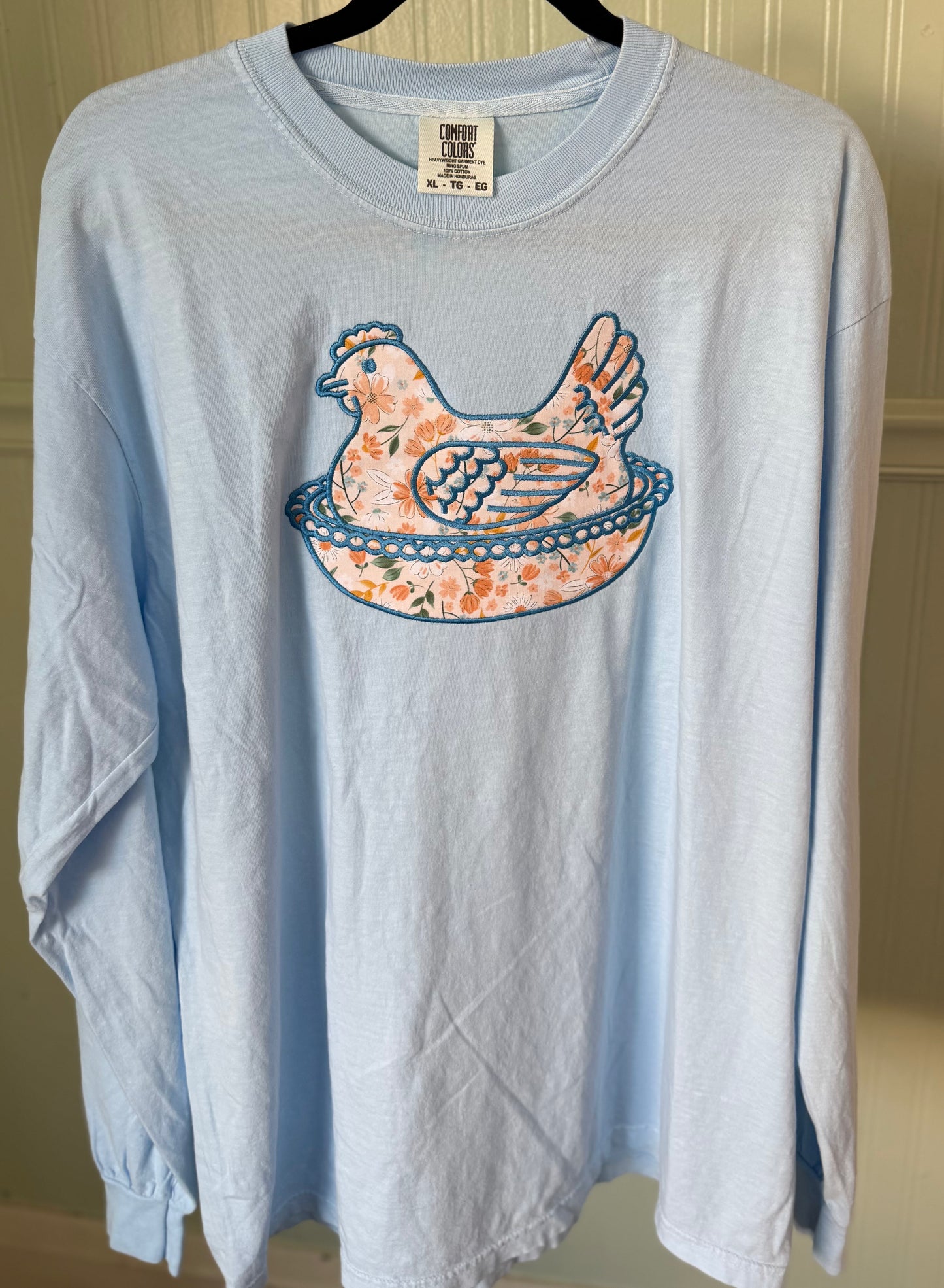 RTS // HEN ON THE NEST // X-Large -Long Sleeve