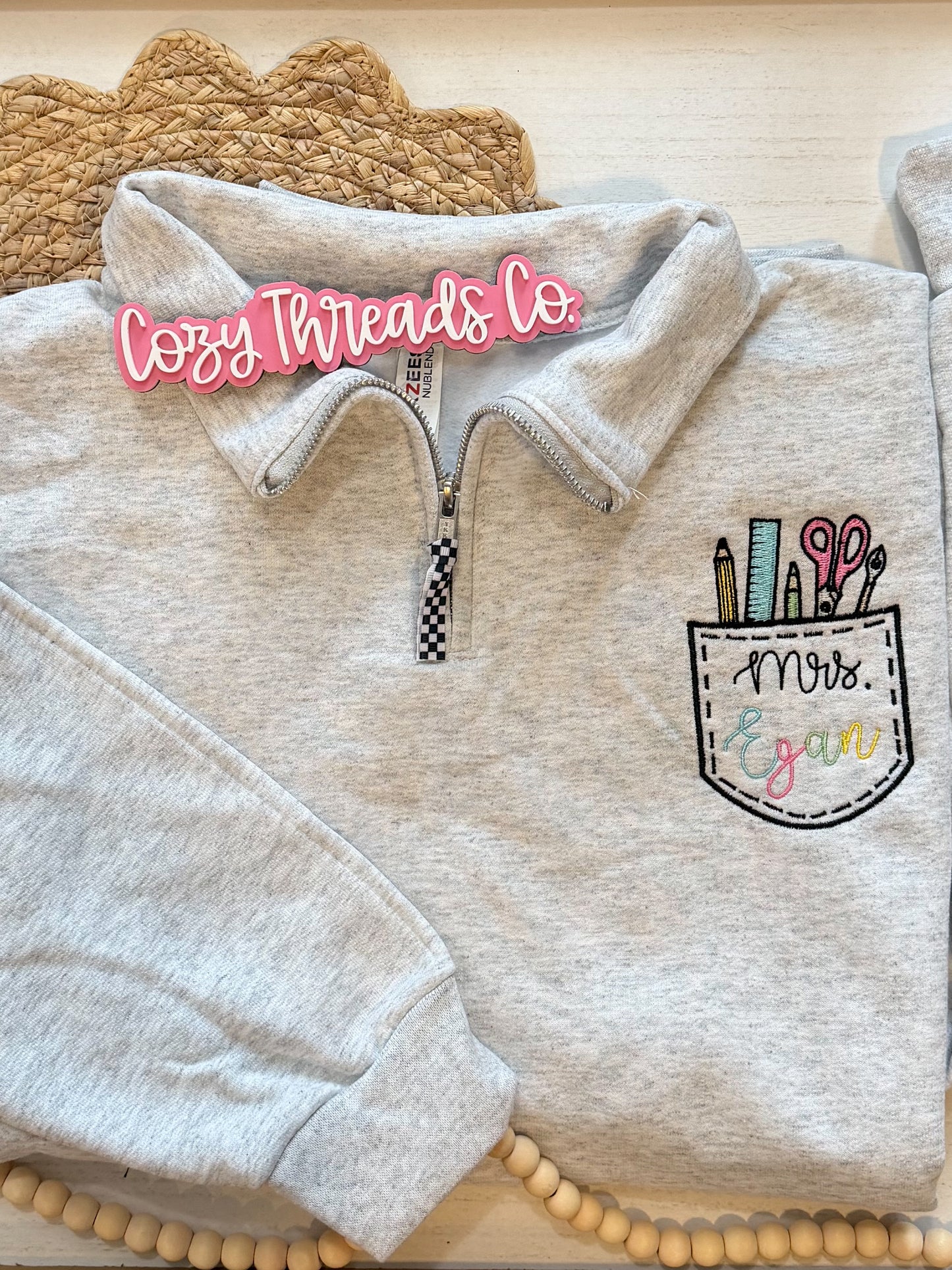 Teacher Quarter-zip✏️
