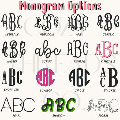 Colorblast Monogram Tee