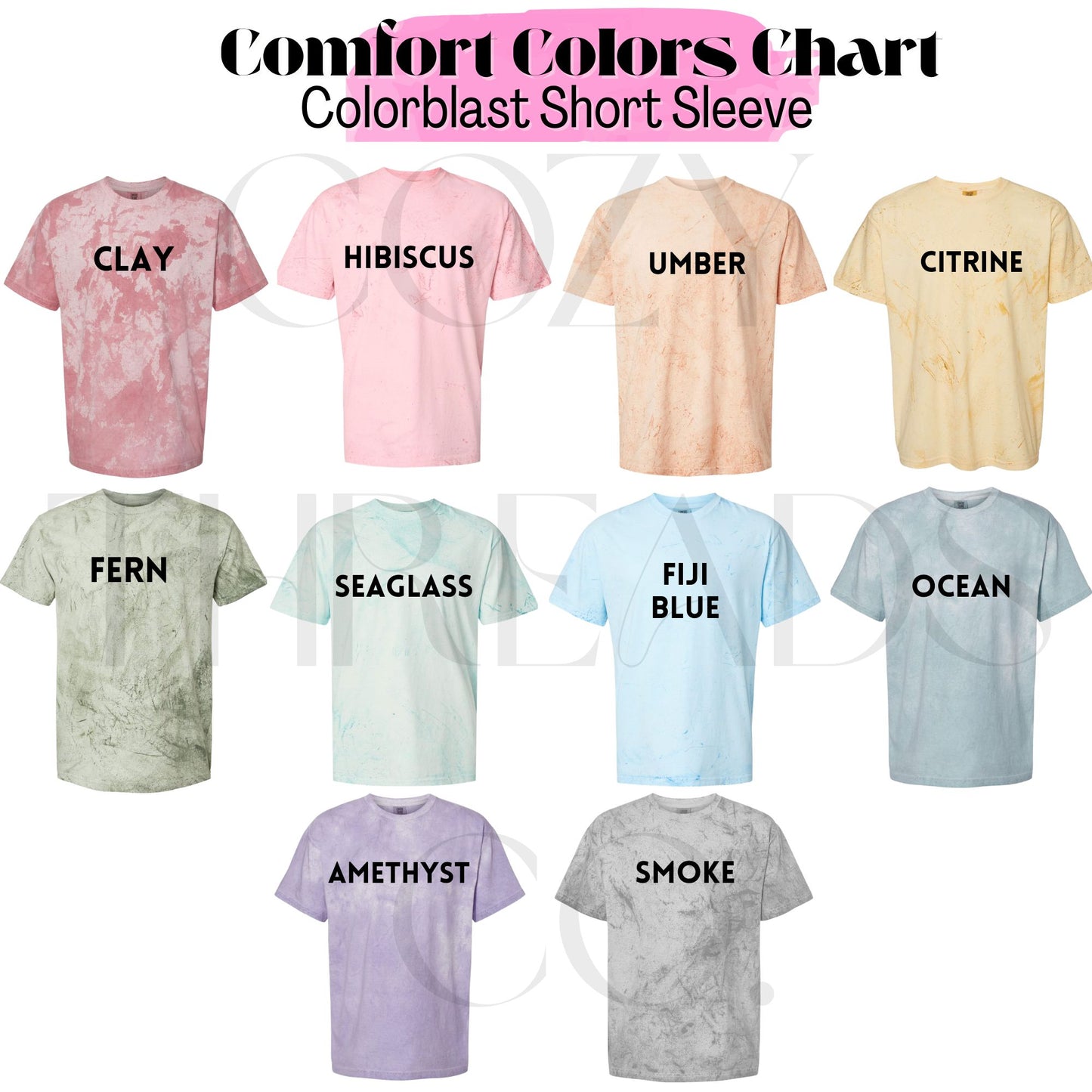 Colorblast Monogram Tee