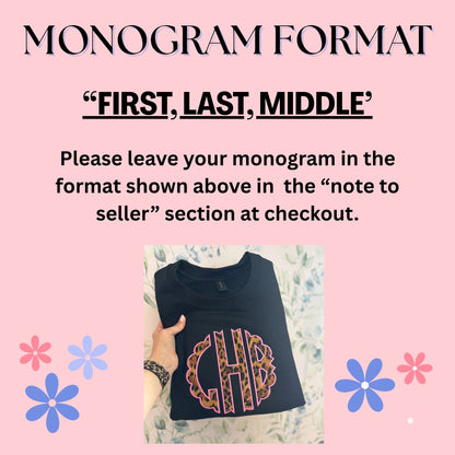Winter Frame❄️ Monogram Quarter Zip