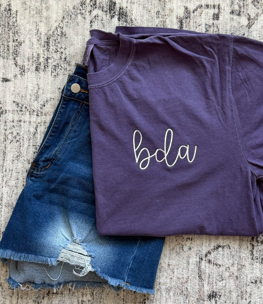 Monogram Tee💜