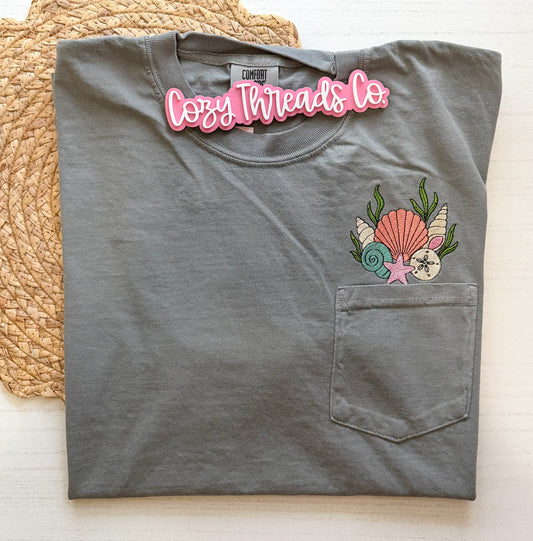 Shell Pocket Tee