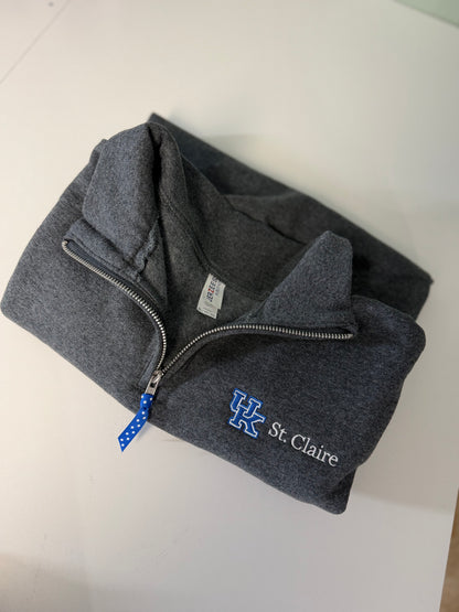UK St. Claire Quarter Zips - LOGO ONLY