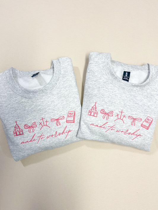 Made to worship 🙌🏼 Crewneck