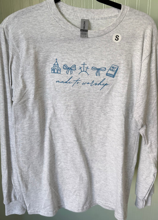 RTS //  Made to Worship Long Sleeve //