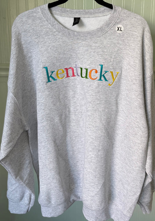 RTS // Multi-color Kentucky Crewneck //