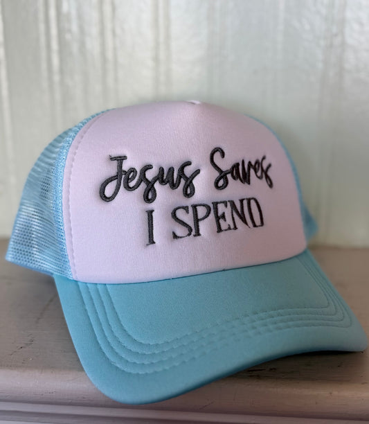 RTS // Jesus Saves I Spend Hat //