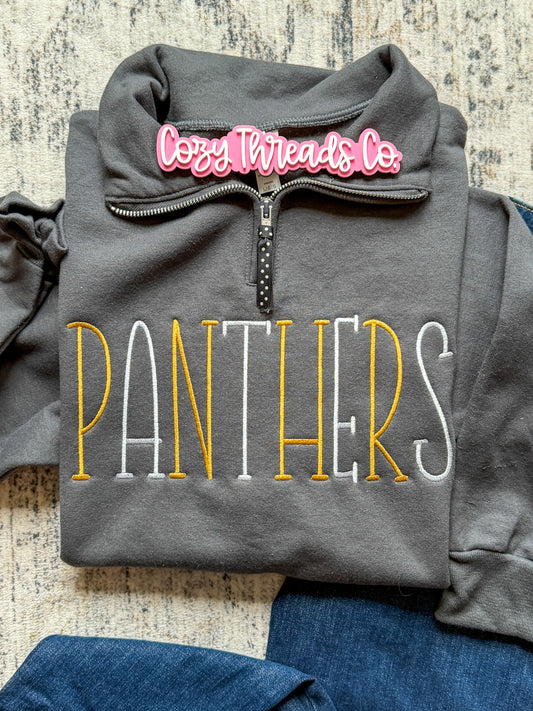 Multi-Panther Quarter Zip