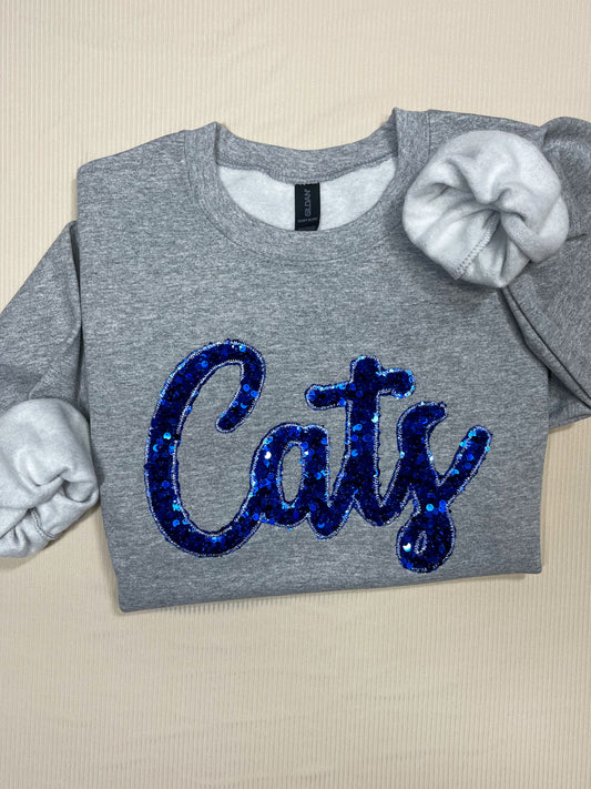 ✨CATS✨Sequins Crewneck
