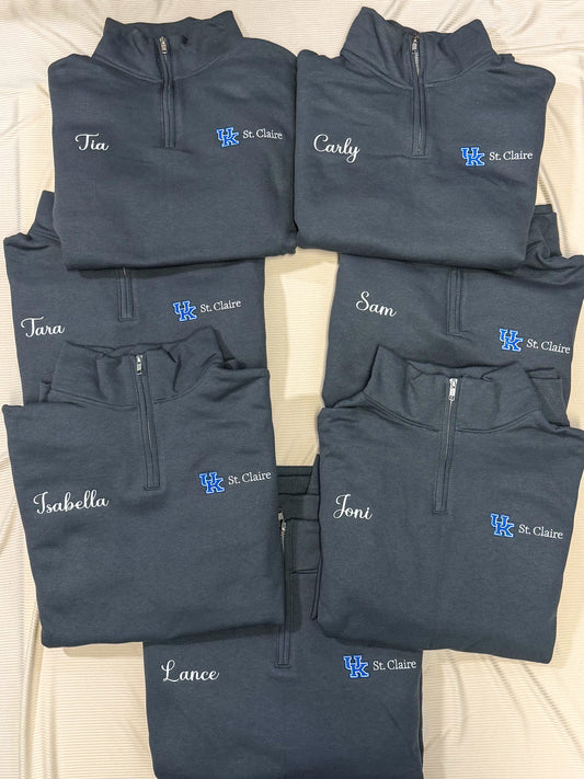 UK St. Claire Quarter Zips